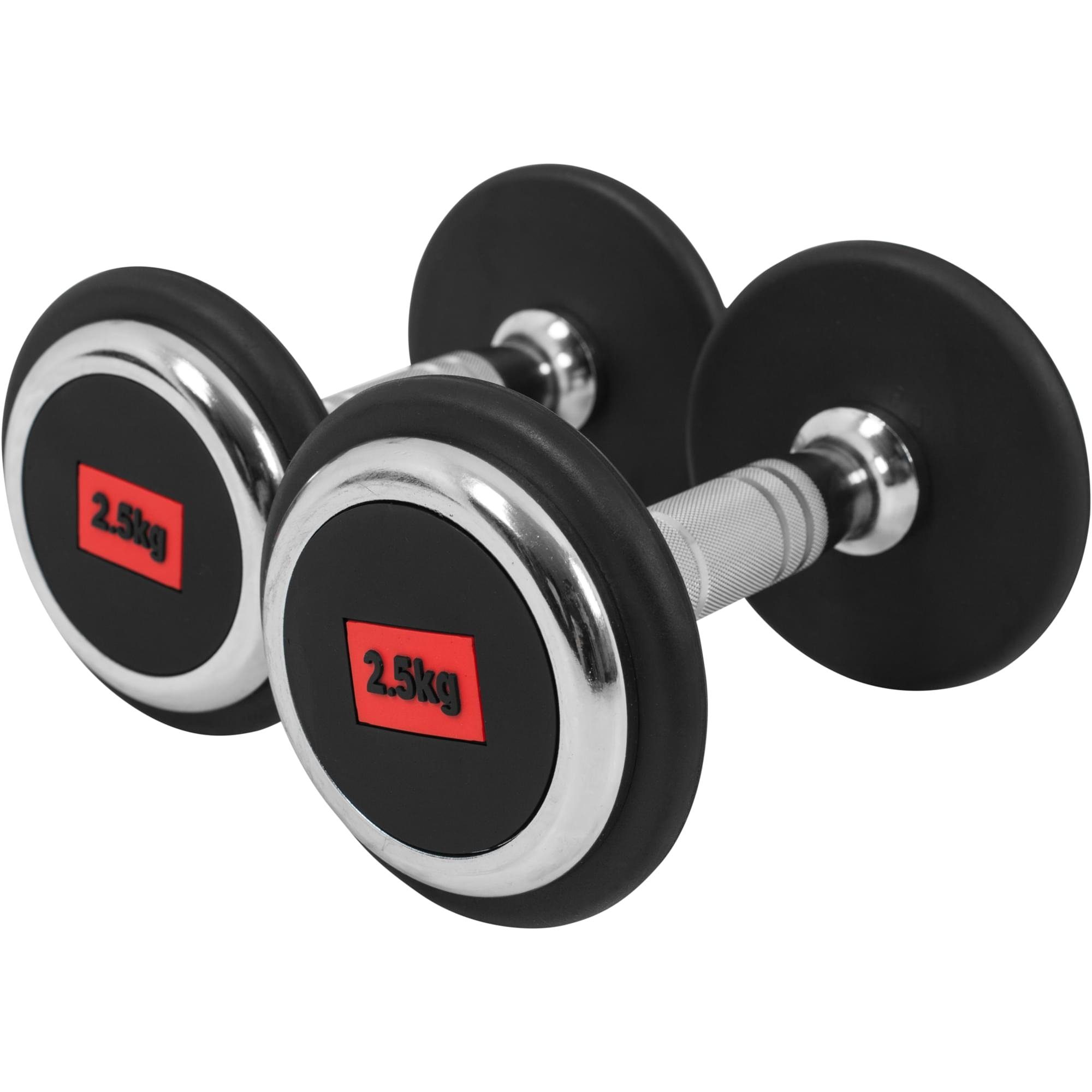 Kurzhantel Einzeln/2er Set, Gewichte 2,5-50kg - Rundhanteln, Dumbbells, Hantelset