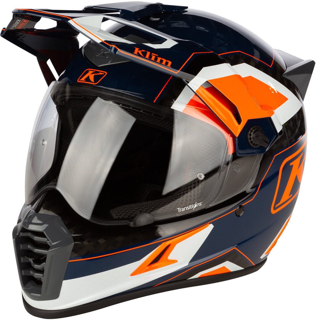Motocrosshelm Krios Pro Rally ECE/DOT Carbon Enduro Helm