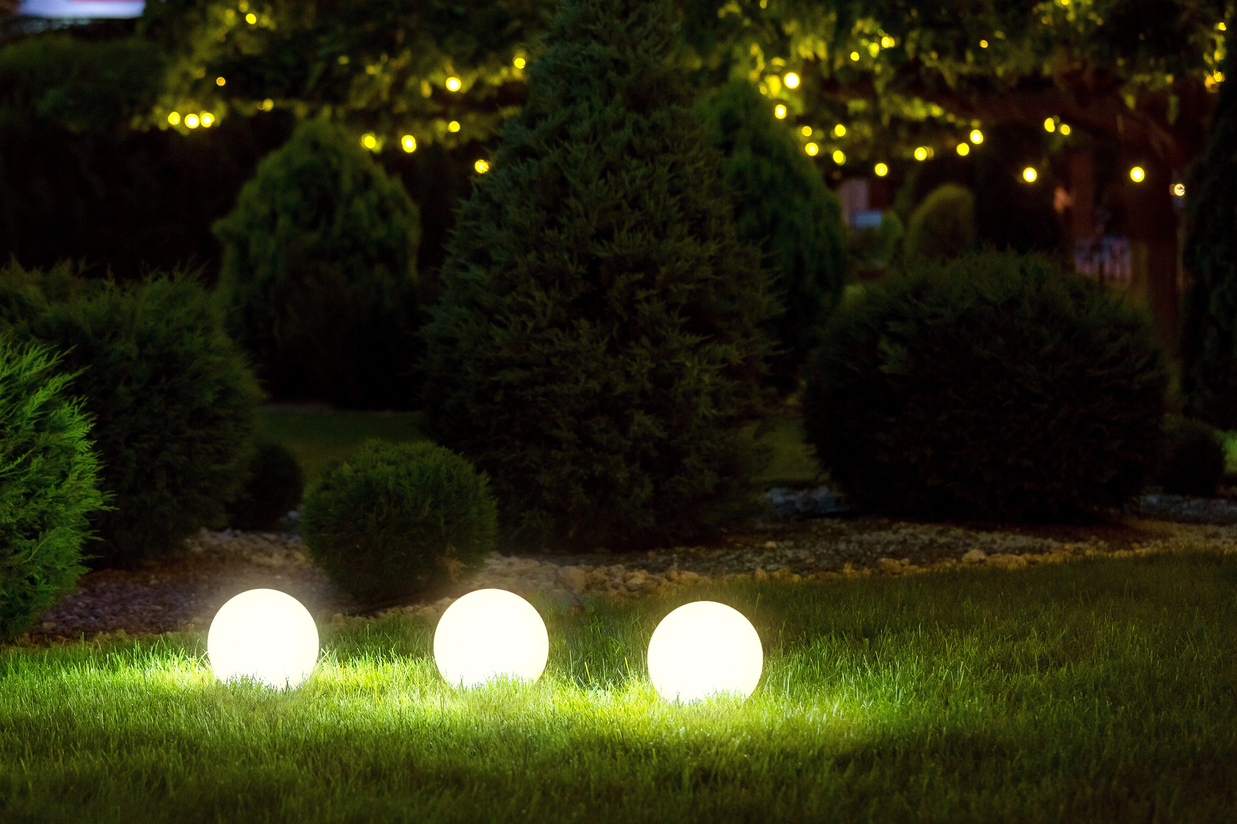 my home LED Solarleuchte Orlaith, LED-Solar Kugelleuchten, 3er Set, Tagesli günstig online kaufen