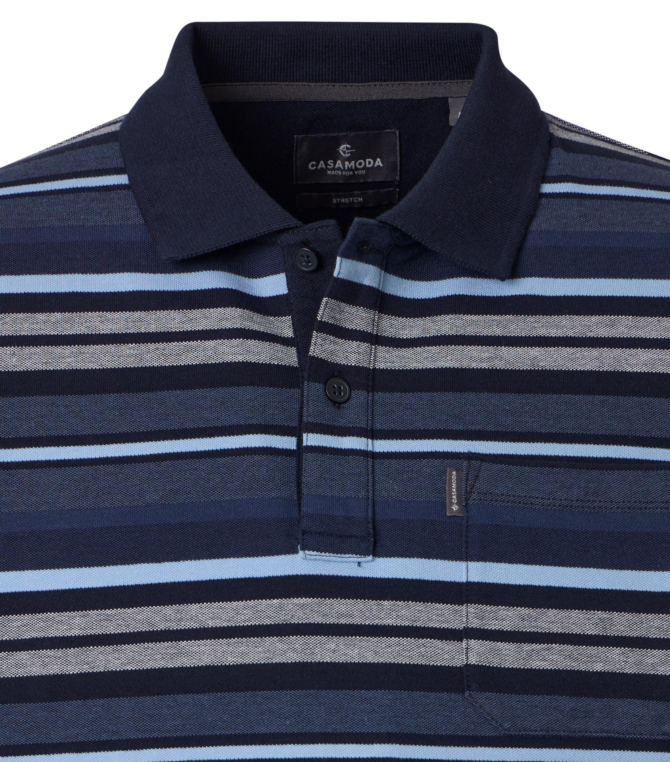 CASAMODA Poloshirt CASAMODA Polo-Shirt gestreift