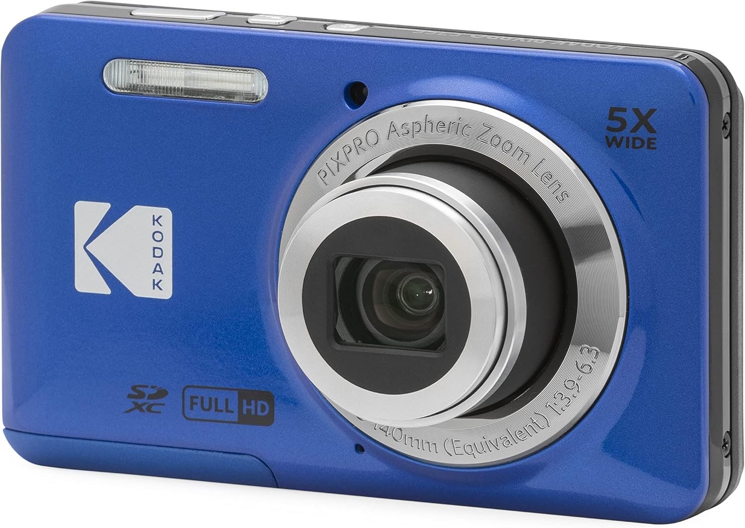 Pixpro FZ55 - 16 Megapixel - 5X optischer Zoom - 2.7 LCD-Monitor Vollformat-Digitalkamera