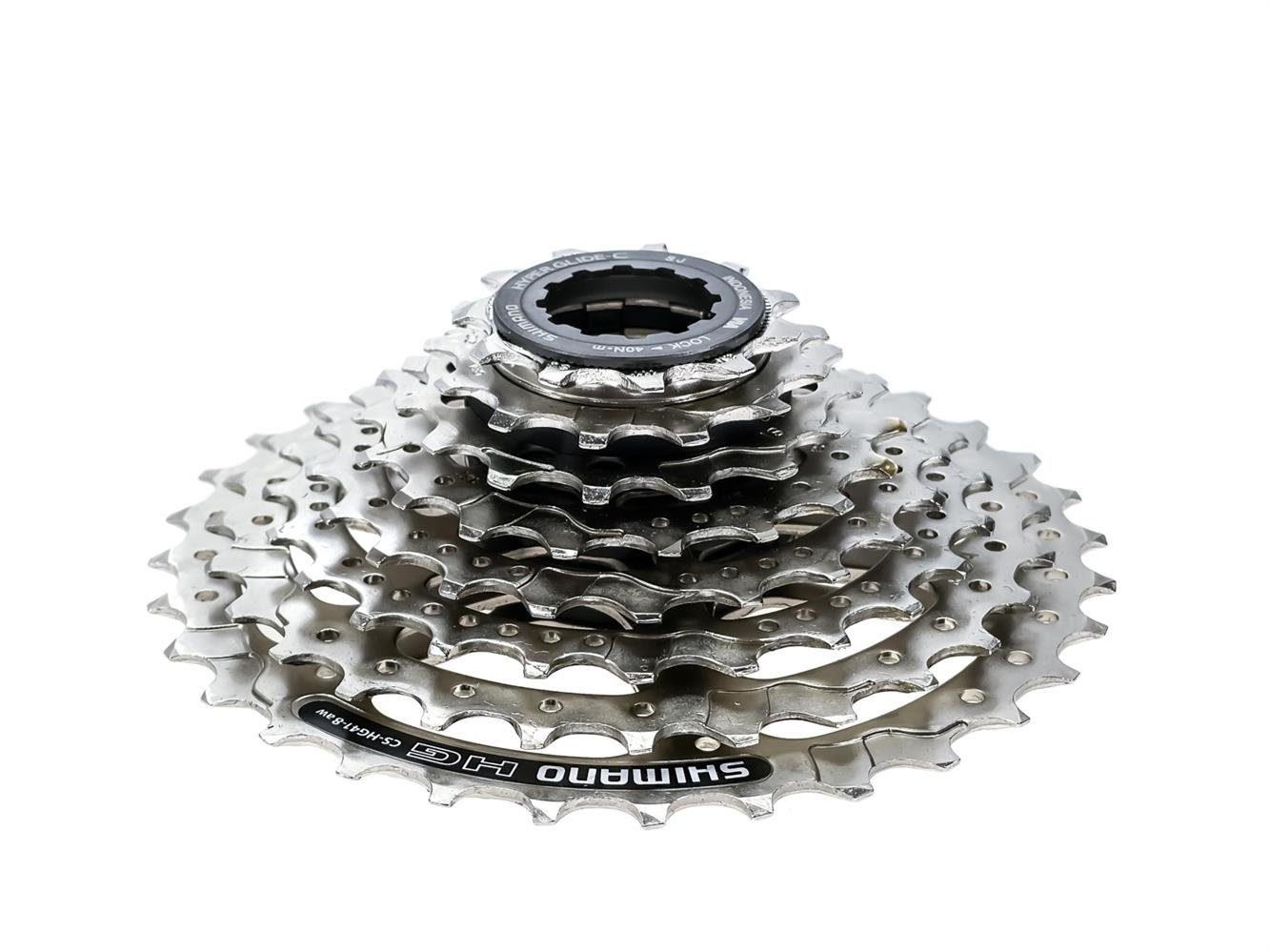 Zahnkranz SHIMANO Fahrrad Kassette 8 fach 11-32 Zähne CS-HG41-8 Hyperglide