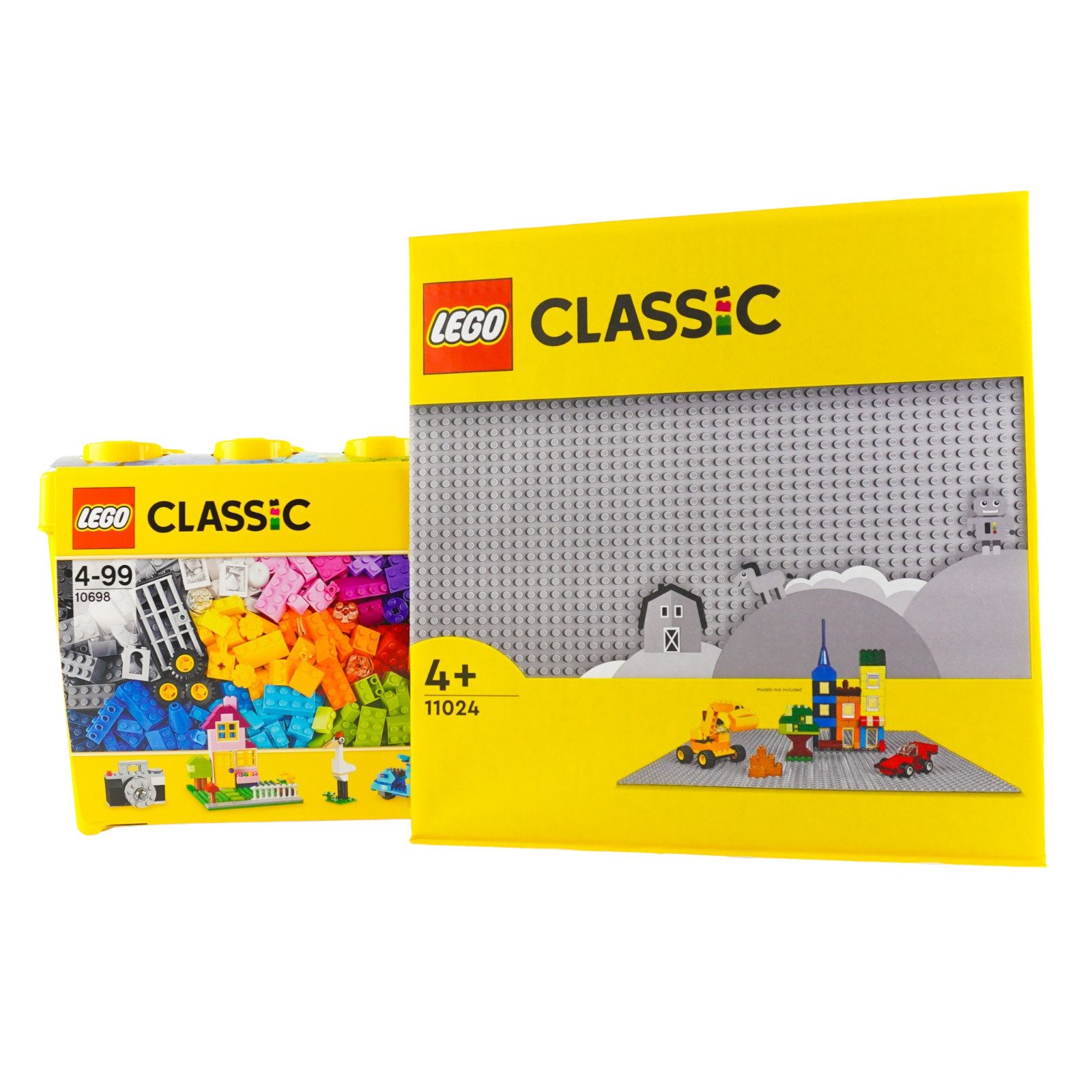 LEGO® LEGO® Classic Блурей плееры Box gross + 1 graue Platte - 10698 Teile 791x Spielbausteine, (Bausteine, 791 St., Kreativ-Set), Made in Europe
