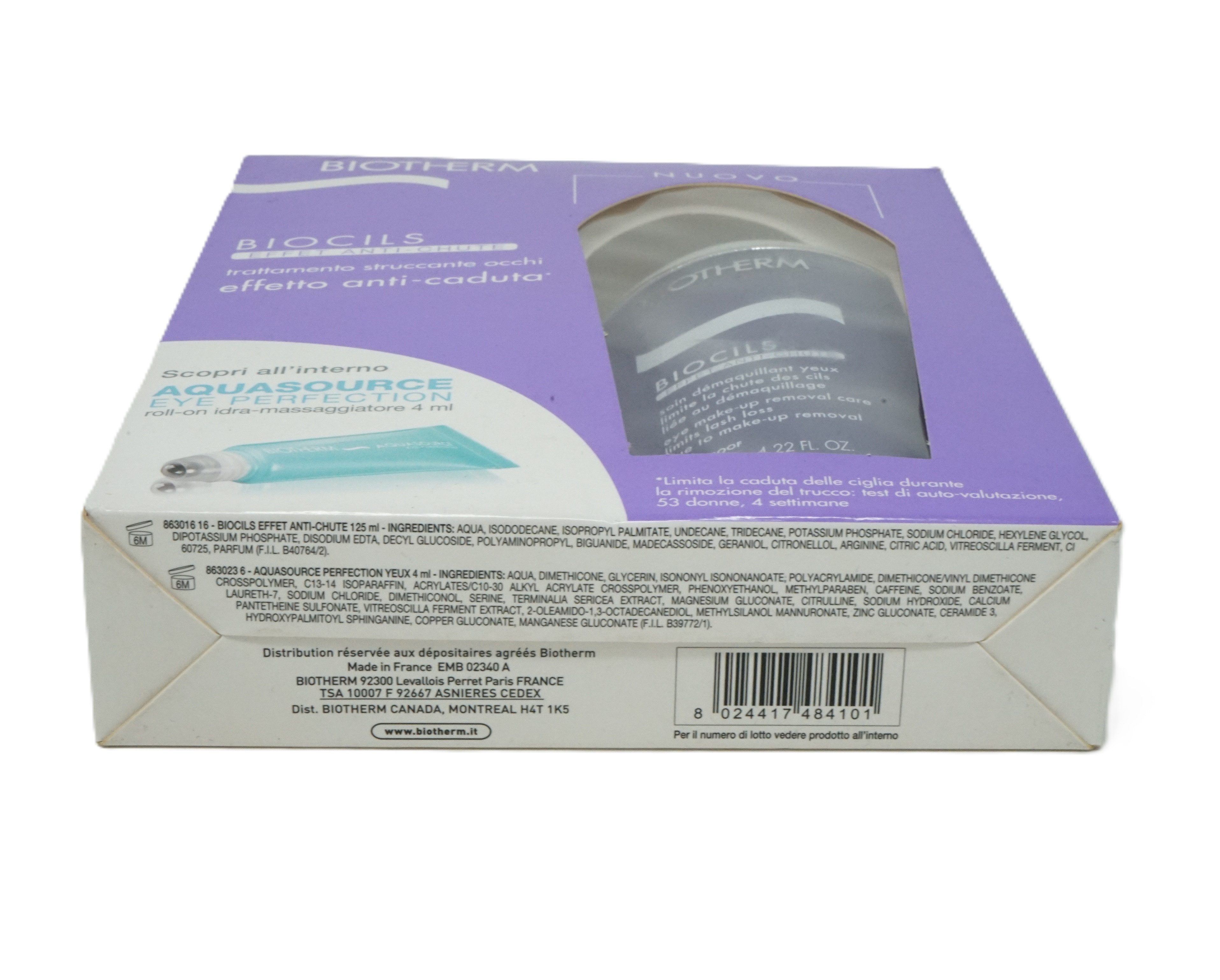 BIOTHERM Make-up-Entferner Biotherm Biocils make up remover 125ml + eye perfection 4ml