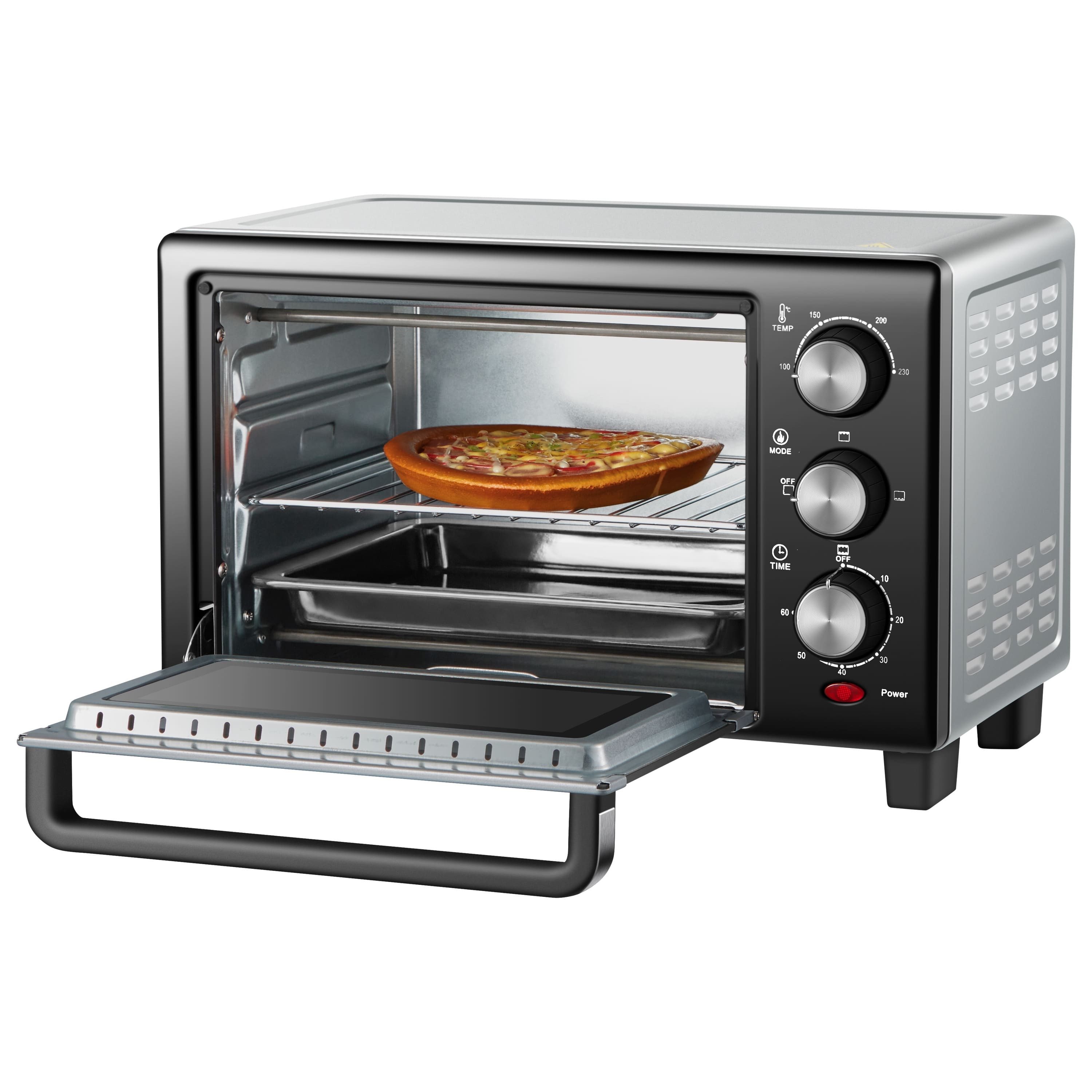 STEINBORG Minibackofen SB-3017, 15 Liter,mit Krümelblech,1200 Watt