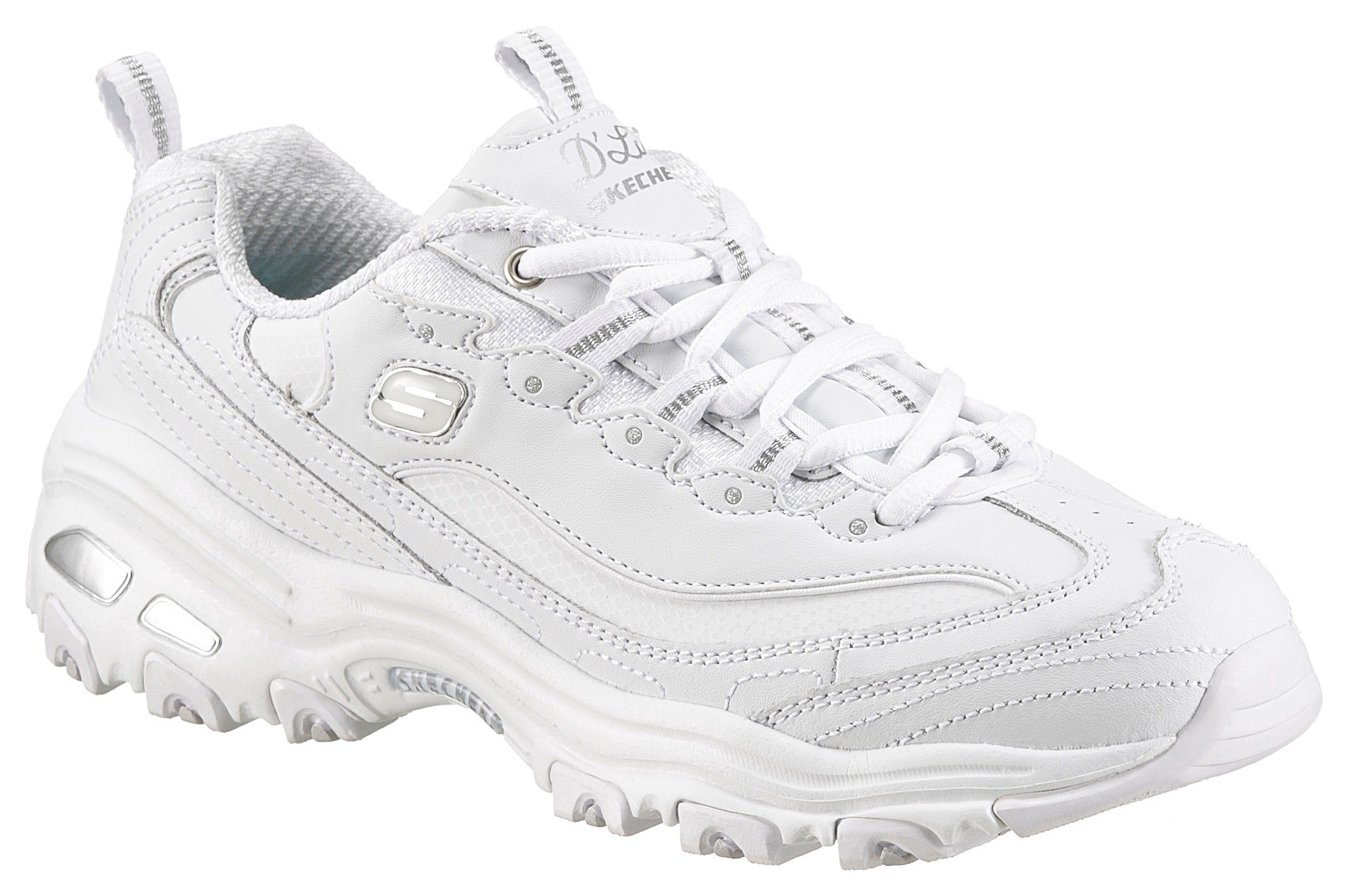 Skechers D´Lites-Fresh Start Sneaker Freizeitschuh, Halbschuh, Schnürschuh mit Bio-Dri-Ausstattung