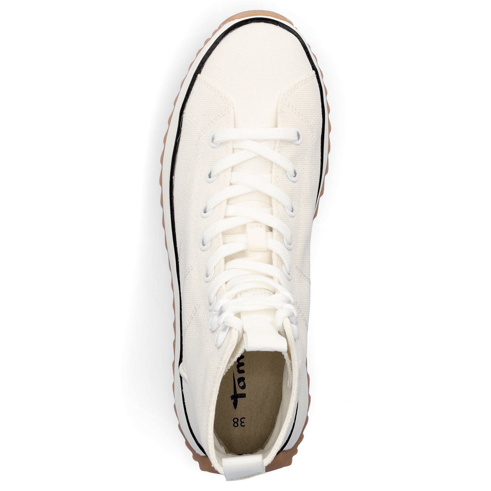 Tamaris Tamaris Damen WHITE Plateau Sneaker weiß Sneaker