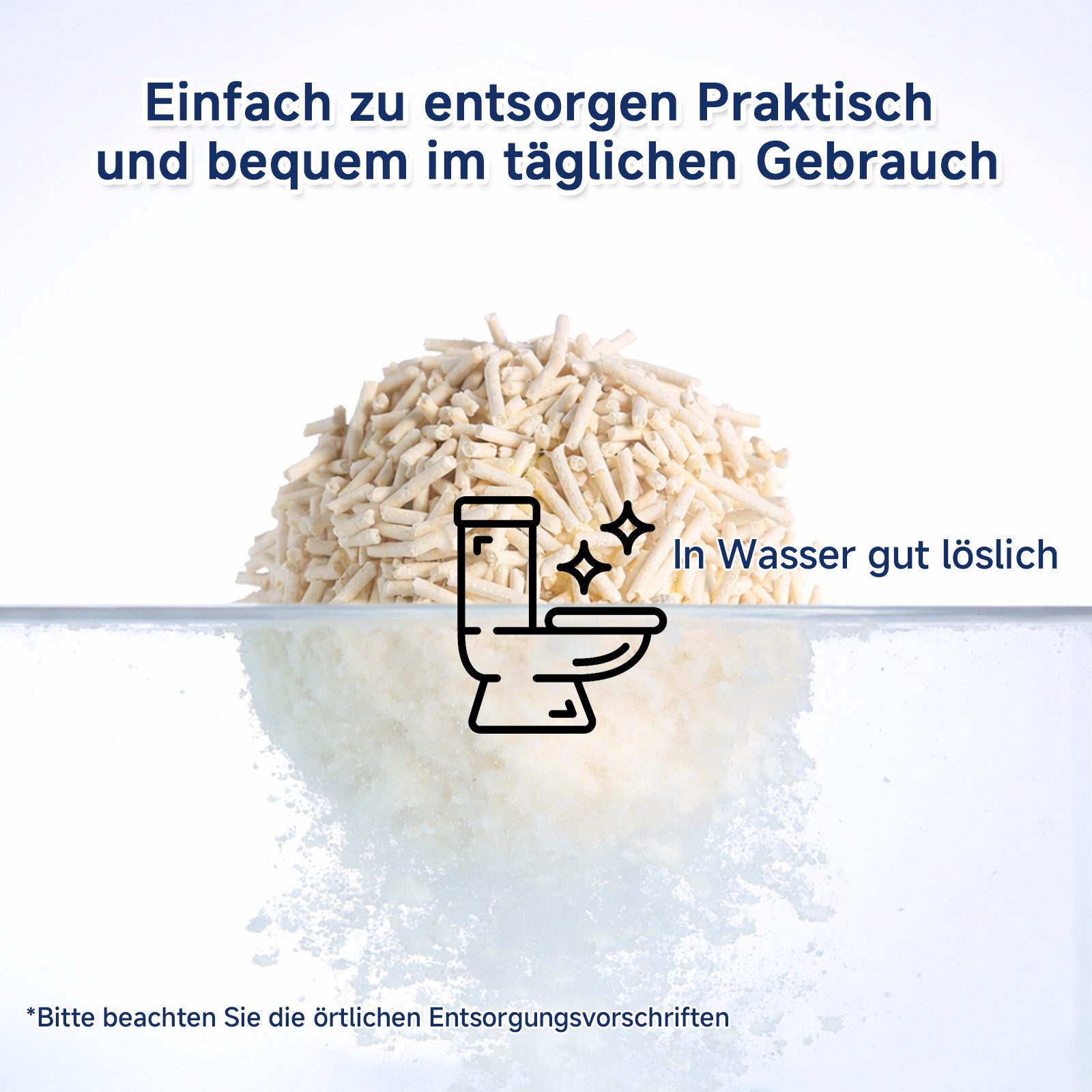 TopMeow Katzenstreu klumpend 18,4 kg, 100 % pflanzliche Tofu Katzenstreu (4-tlg), 3-Sekunden Schnellklumpen, staubarm & starke Geruchsbindung