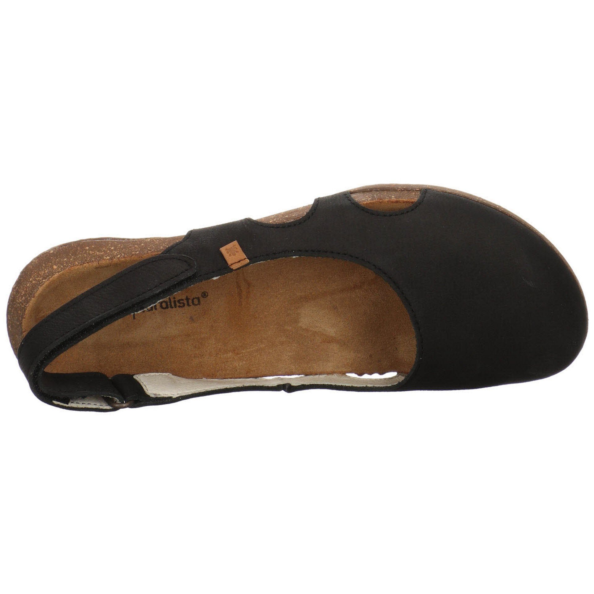 El Naturalista Damen Sandale (BLACK) Wakataua Riemchensandalen Riemchensandale Schwarz Glattleder