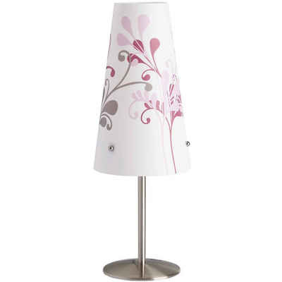 Brilliant Nachttischlampe »Nachttischlampe Isi, weiß mit Blumen«