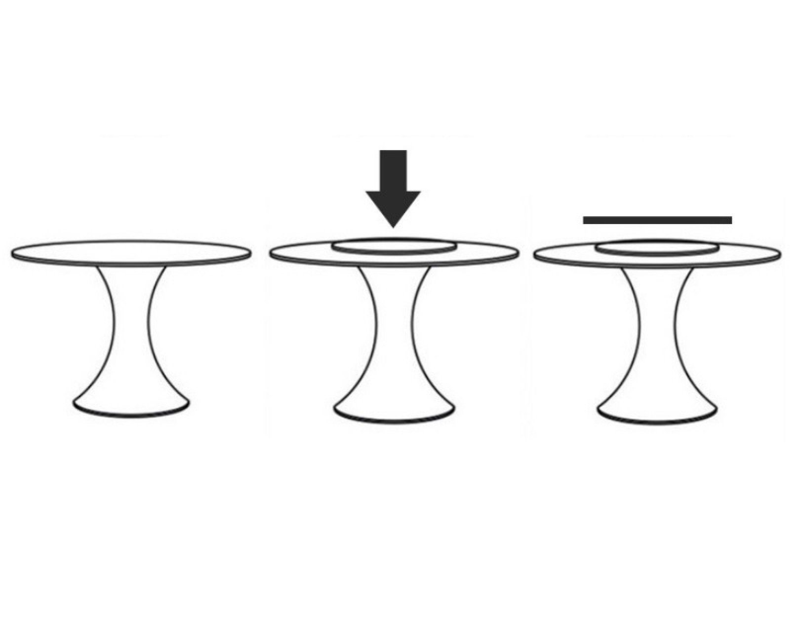 BAYLI Tischplatte Tische Drehteller, Ø 2 300mm für x Tischplatte runde Drehscheibe