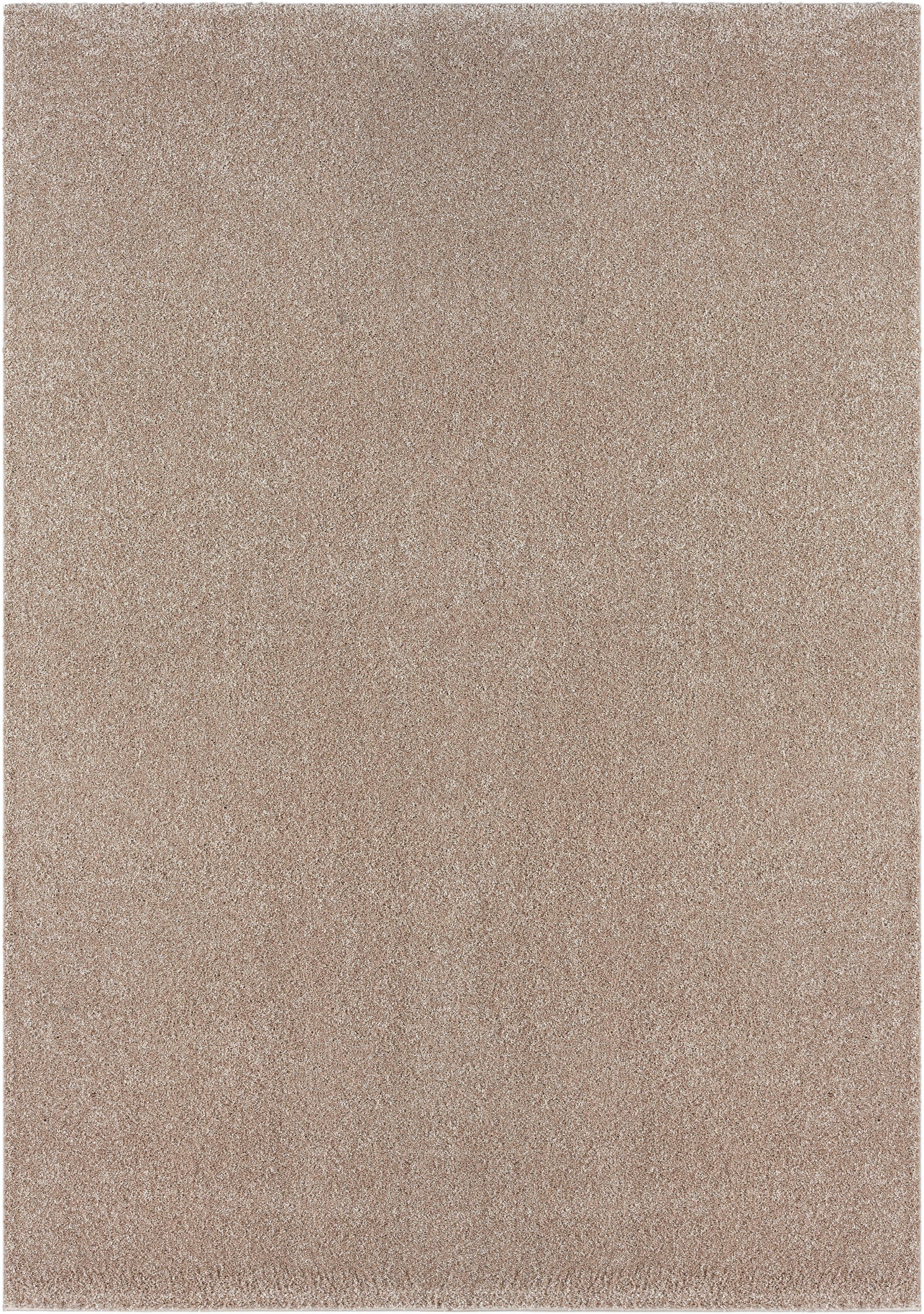 merinos Hochflor-Teppich Forest 340, rechteckig, Höhe: 25 mm, Shaggy, uni meliert, sehr dicht und weich, Wohnzimmer