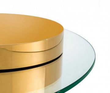 Casa Padrino Couchtisch Art Deco Luxus Couchtisch Gold - Limited Edition