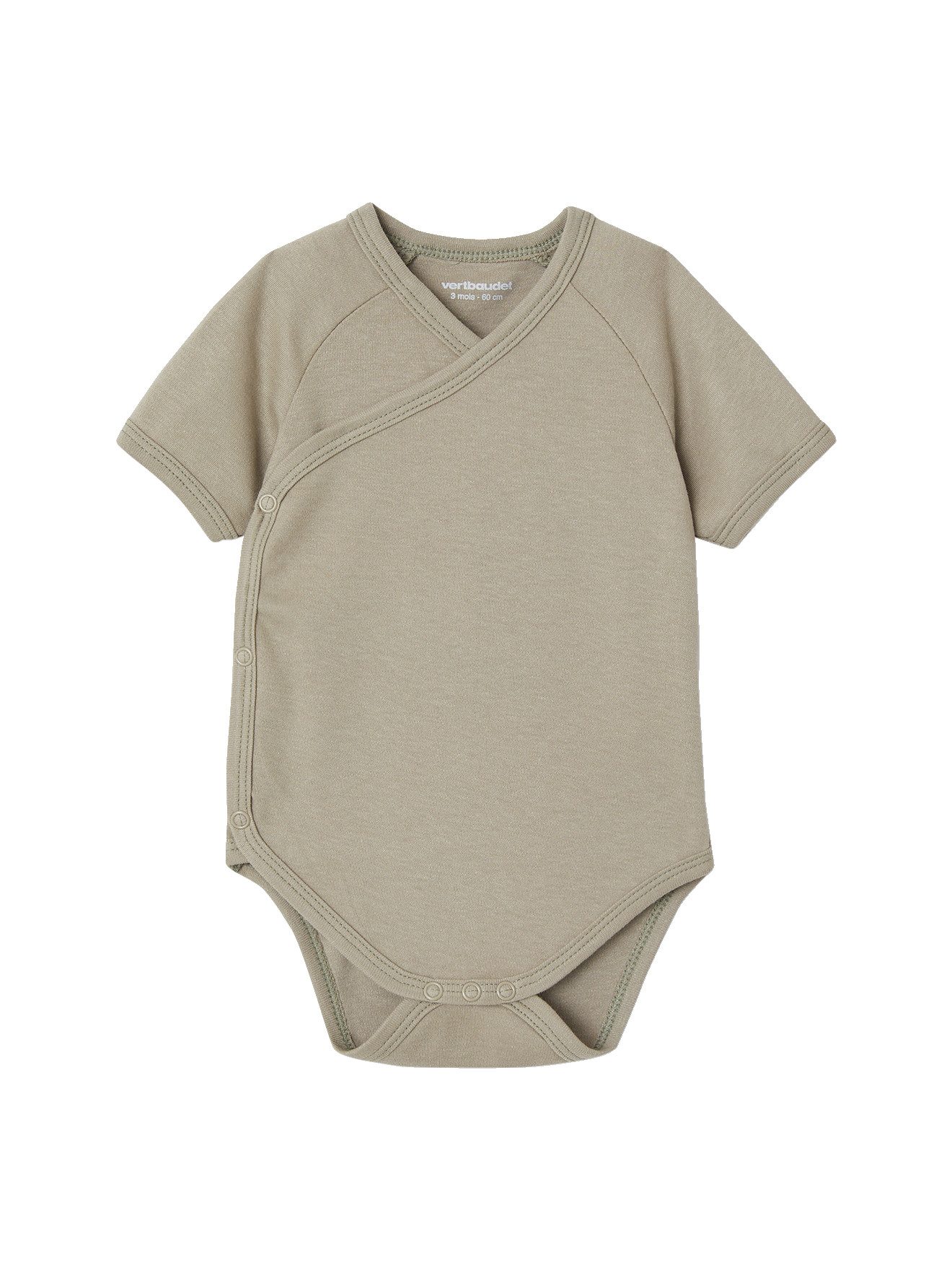 vertbaudet Langarmbody Baby Wickelbodys BASICS 7er-Pack
