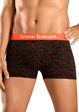Bruno Banani Boxer (Packung, 4er-Pack) mit Kontrast-Webbund