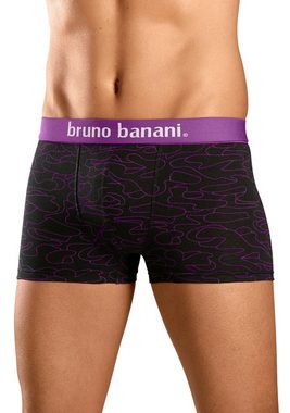 Bruno Banani Boxer (Packung, 4er-Pack) mit Kontrast-Webbund