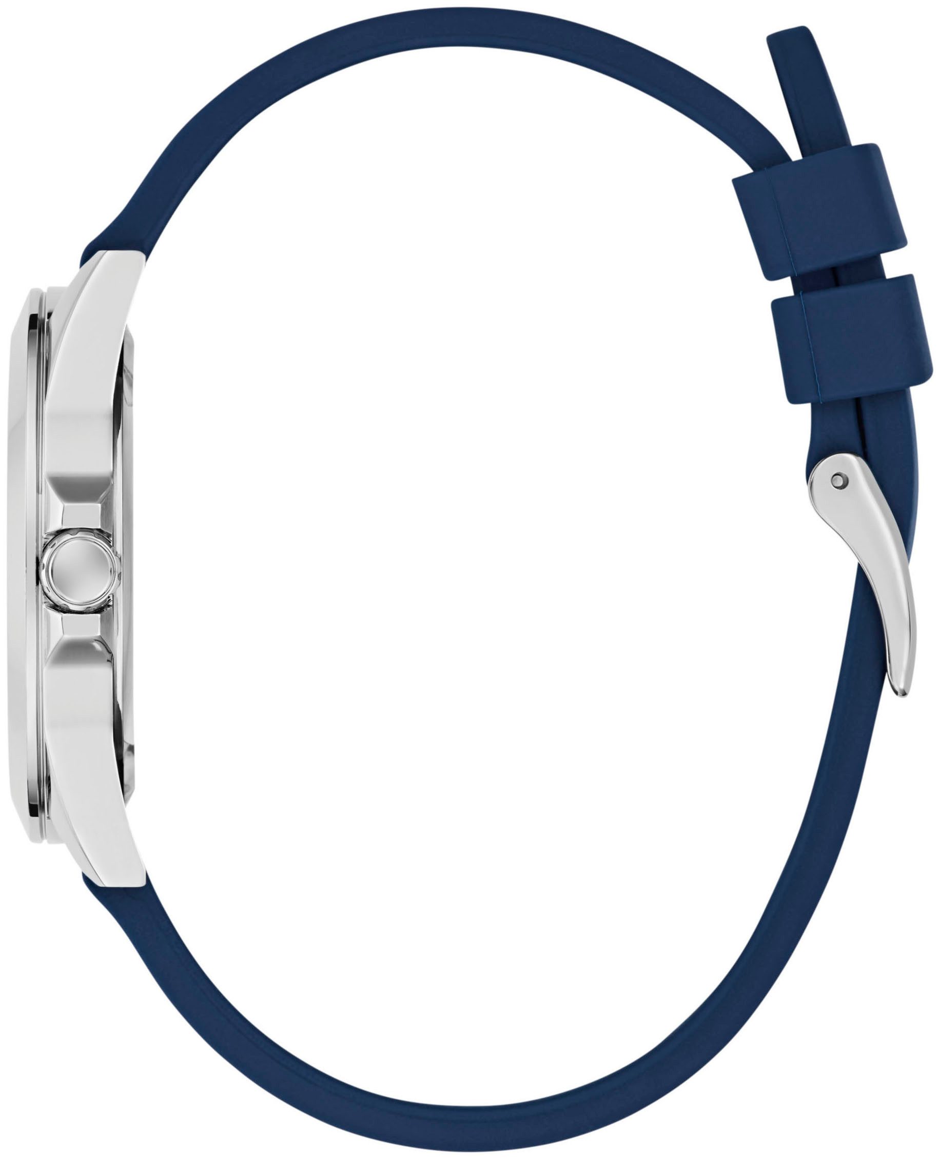 Guess Quarzuhr MENAGERIE GW0749L1, Armbanduhr, Damenuhr, Silikonarmband, Mineralglas, analog