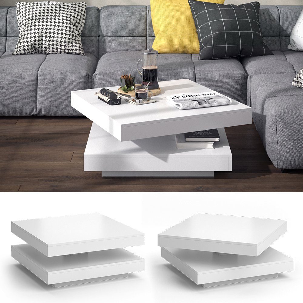 Vicco Couchtisch Elias, Weiß, 70 x günstig online kaufen