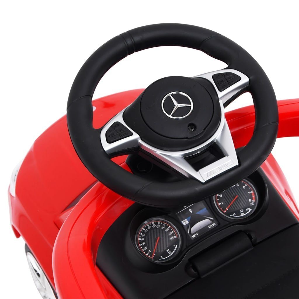 Mercedes-Benz Rutschauto C63 vidaXL Tretfahrzeug Rot