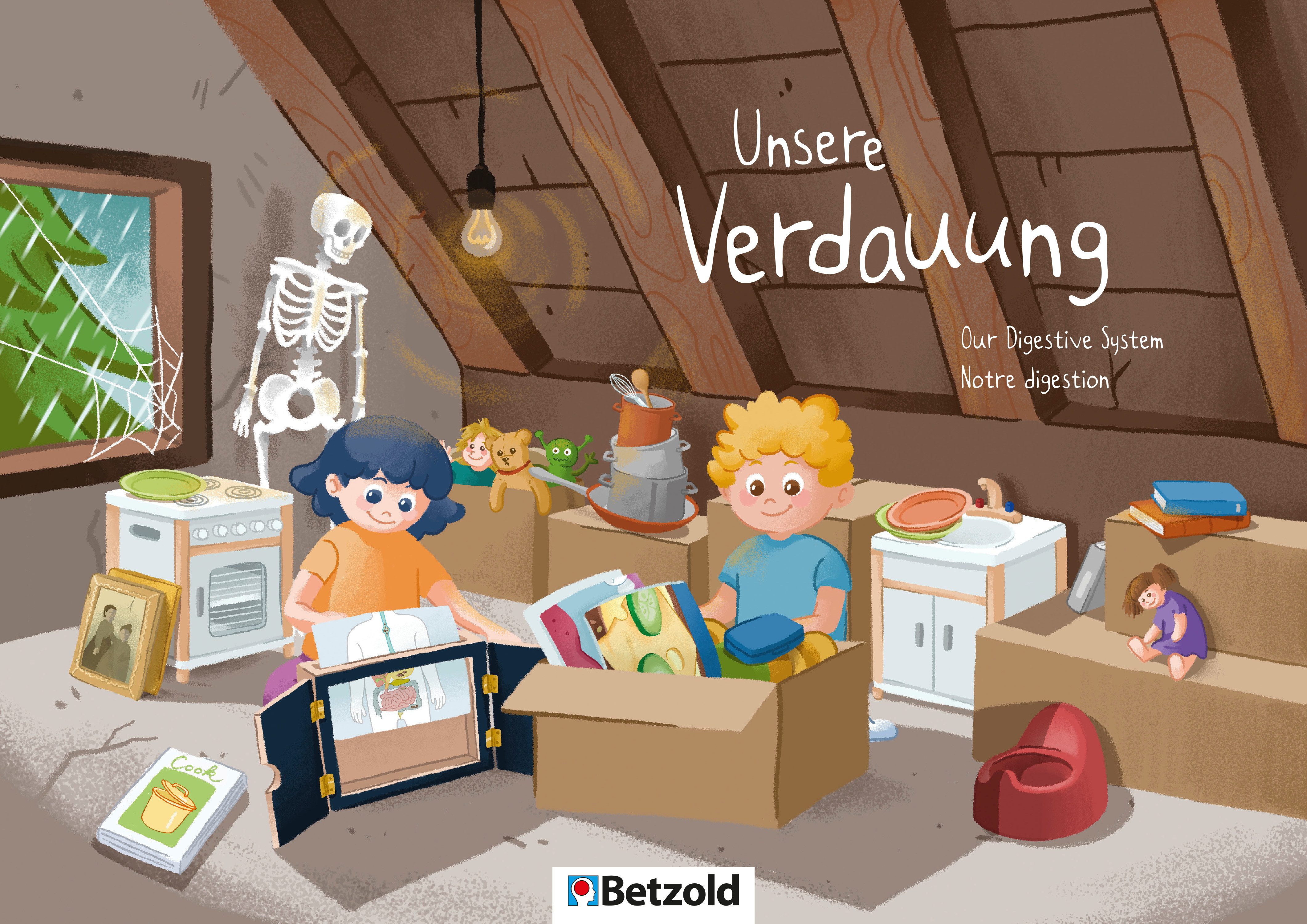 Betzold Kamishibai-Bildkarten „Unsere Verdauung“ Puppentheater