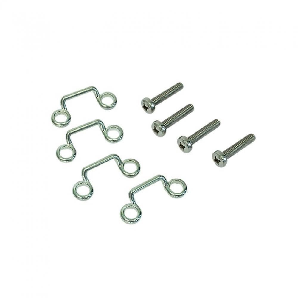 Babboe Regenverdeck Halterung Babboe silber, für City, inkl. Muttern, 4 Stück E-Bike Akku