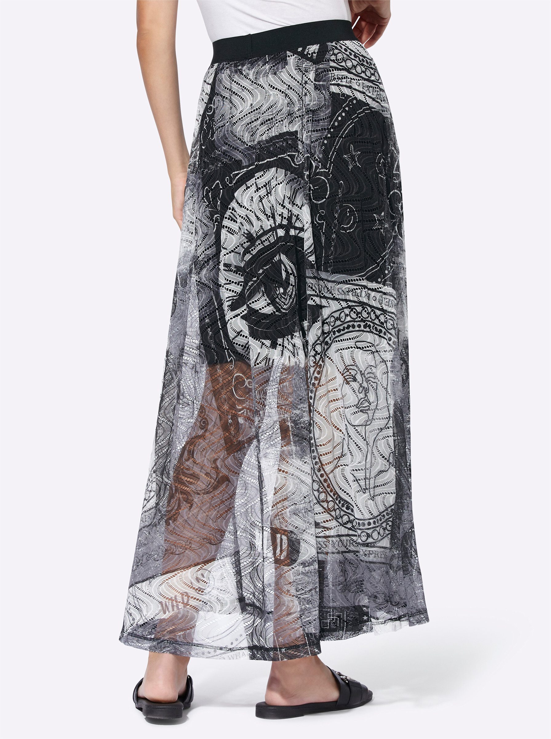 heine A-Linien-Rock Meshrock . günstig online kaufen