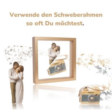 PrimeDecor Bilderrahmen DECORO Schweberahmen "LEONIE", Tiefer Bilderrahmen, 3D-Bilderrahmen, Schweberahmen, 60 x 90 cm