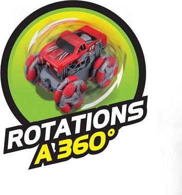Maisto Tech RC-Monstertruck Ferngesteuertes Auto - Cyklone Monster (rot, 19cm), Stunt Series