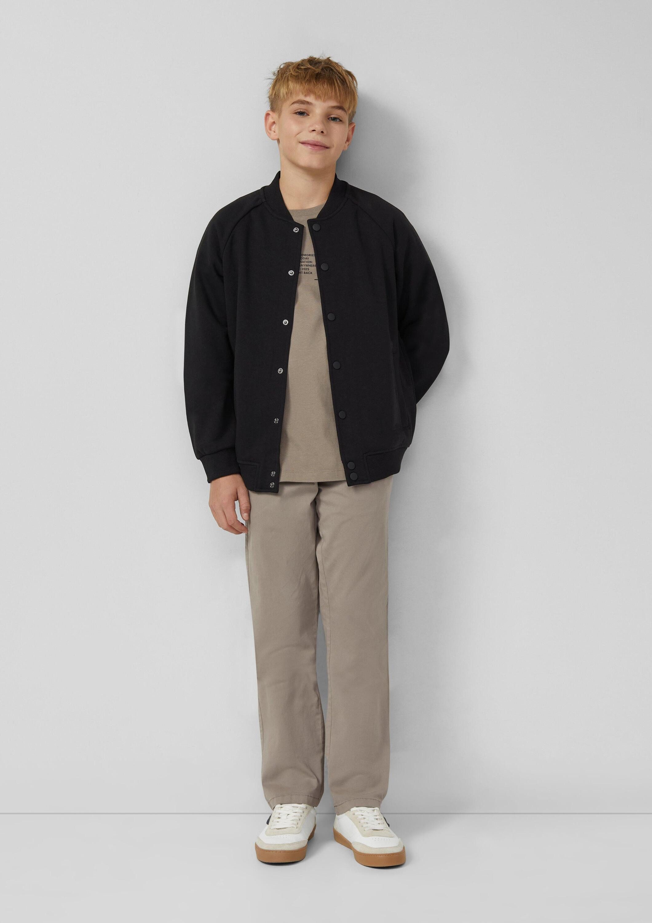 s.Oliver Sweatjacke Sweatshirt Jacke Kuscheliger Sweat-Blouson