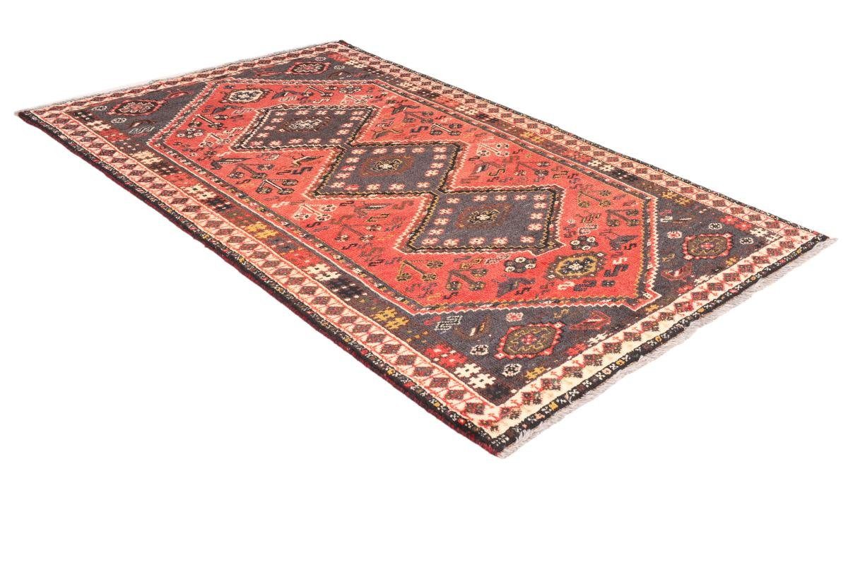 Perserteppich, Handgeknüpfter Höhe: Orientteppich Orientteppich rechteckig, Shiraz mm Trading, / 143x234 Nain 10