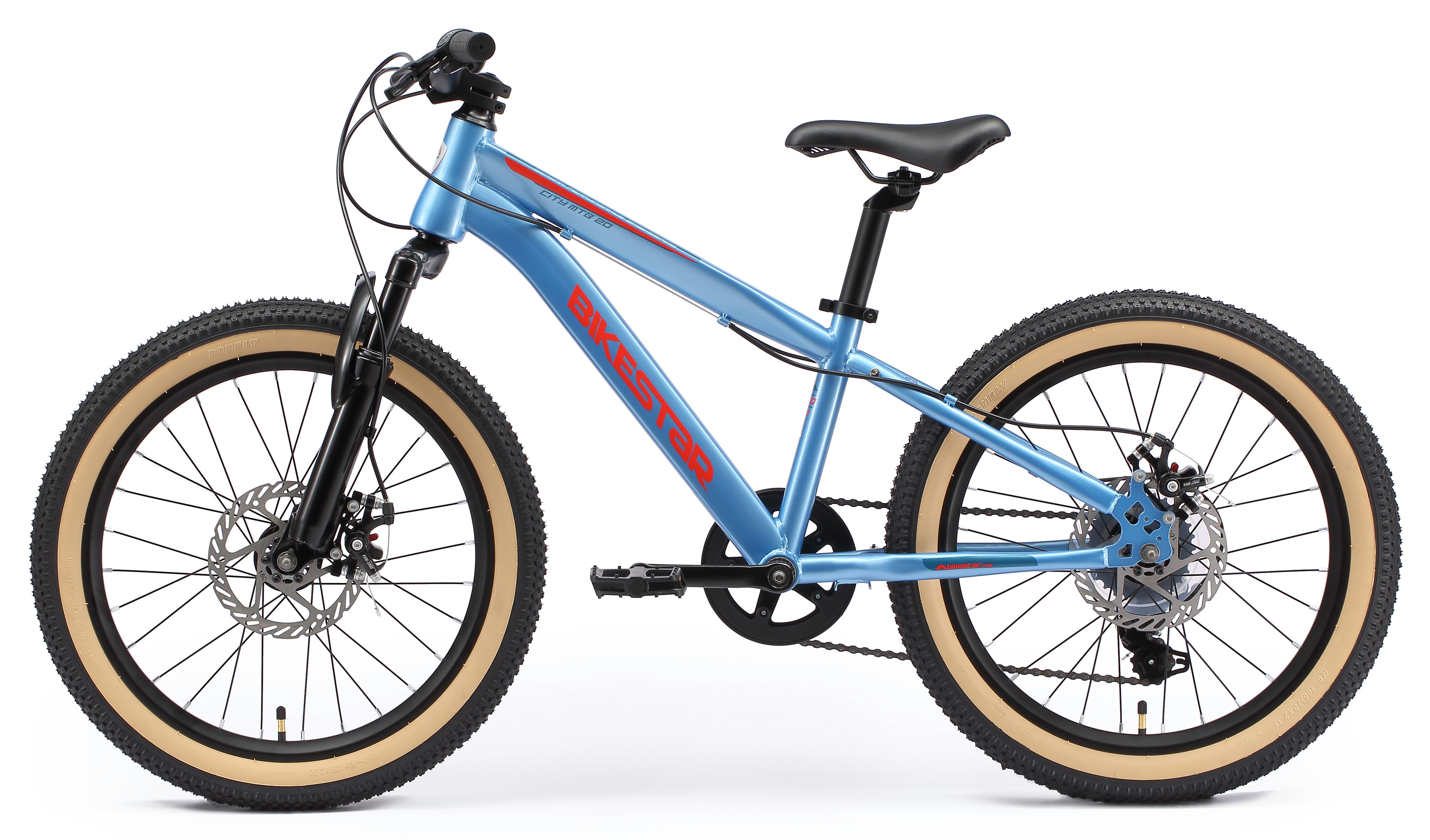 Bikestar youth bicycle, 7-speed Shimano RD-TY21 derailleur, derailleur gears