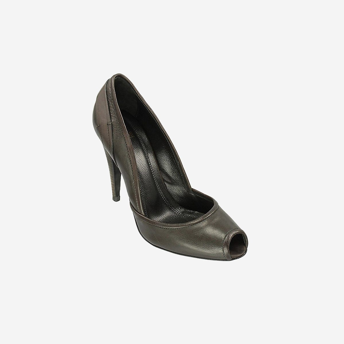 BOSS Boss bartel 50132396 030, Peeptoes & Slingpumps, Dunkelgrau, Damen Peeptoepumps