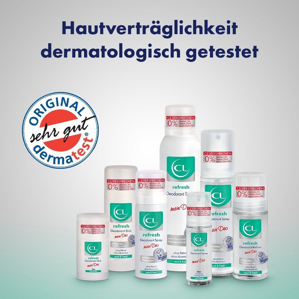 Wirkung mit CL - 20 Deodorant ml 1-tlg. Spray Spray, Deo kühlender Deo-Zerstäuber refresh