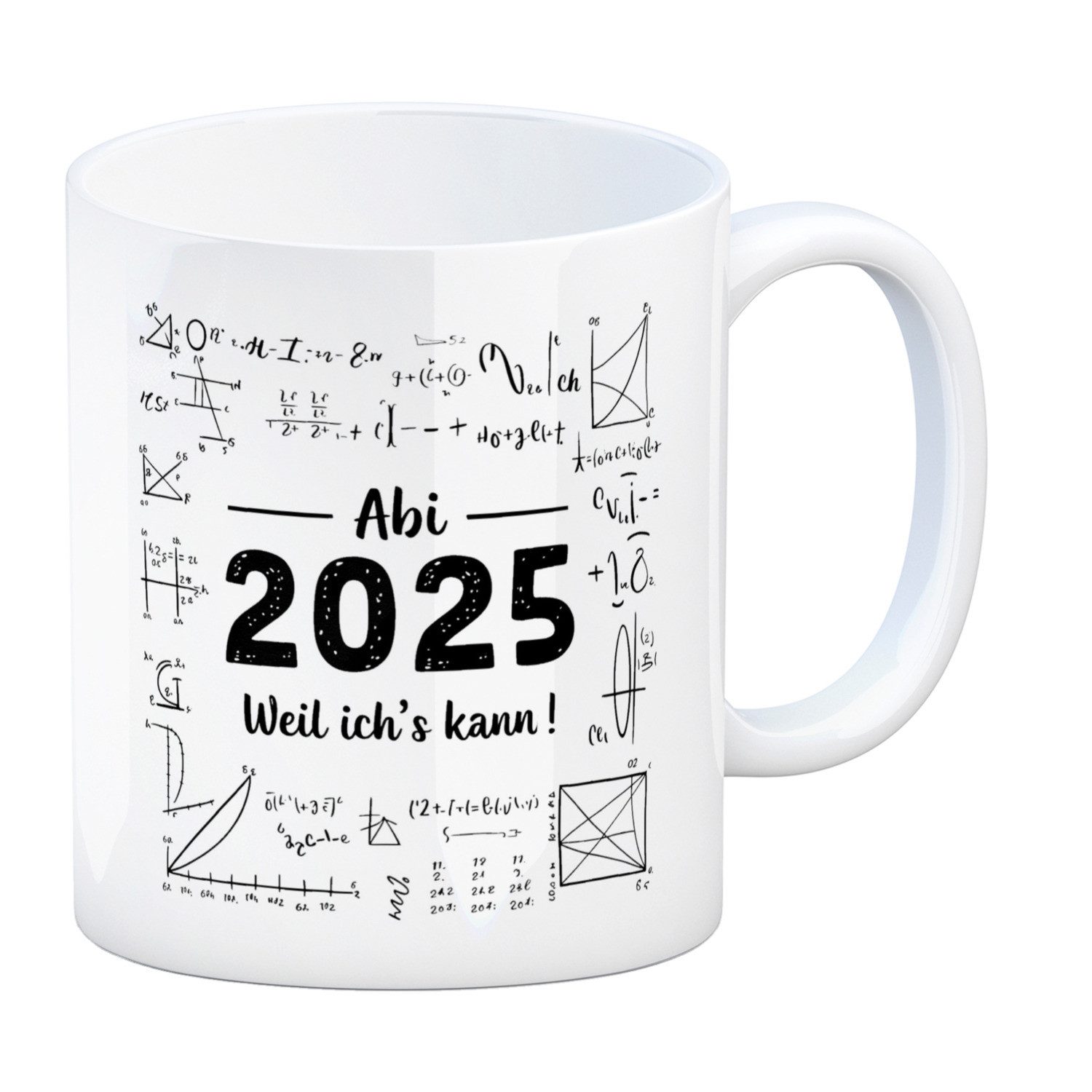 Tasse ABI 2025 Kaffeebecher - Weil ichs kann