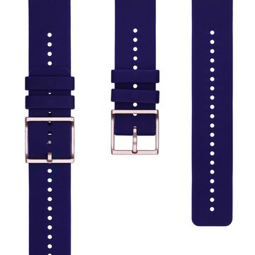 kwmobile Uhrenarmband, 2x Sportarmband kompatibel mit Ticwatch GTX - Armband TPU Silikon Set Fitnesstracker