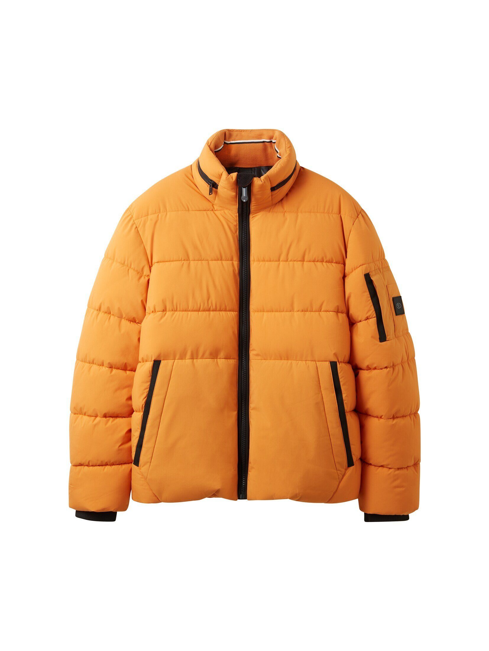 orange Pufferjacke Winterjacke TOM TAILOR cream tomato