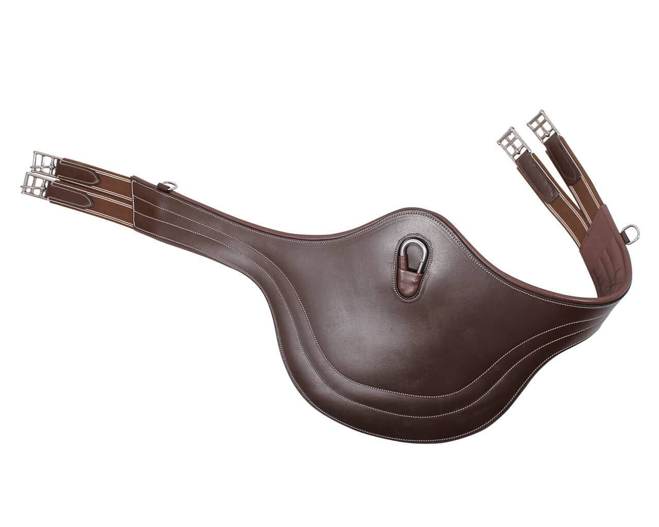 QHP Sattelgurte Stollenschutzgurt mit Luxus-Nähten