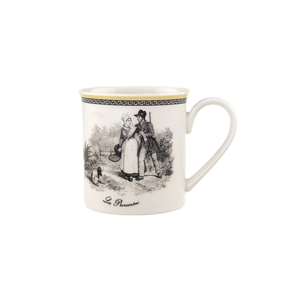 Villeroy & Boch Becher Audun Chasse Kaffeebecher 300 ml, 1-tlg., Porzellan