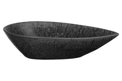 ASA SELECTION Dipschale GRANDE NERO, 13,5 x 8,5 cm, Schwarz, Glasiert, Steingut, Spülmaschinengeeignet
