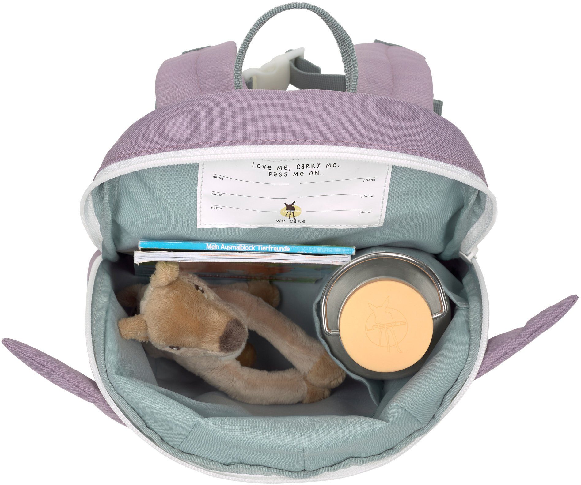 LÄSSIG Kinderrucksack About Friends, Bunny, PETA-approved vegan