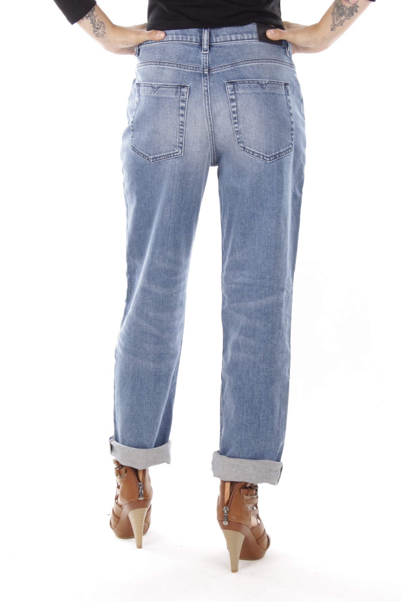 Diesel Straight-Jeans Diesel Niclah R0258 Damen Jeans Regular Straight