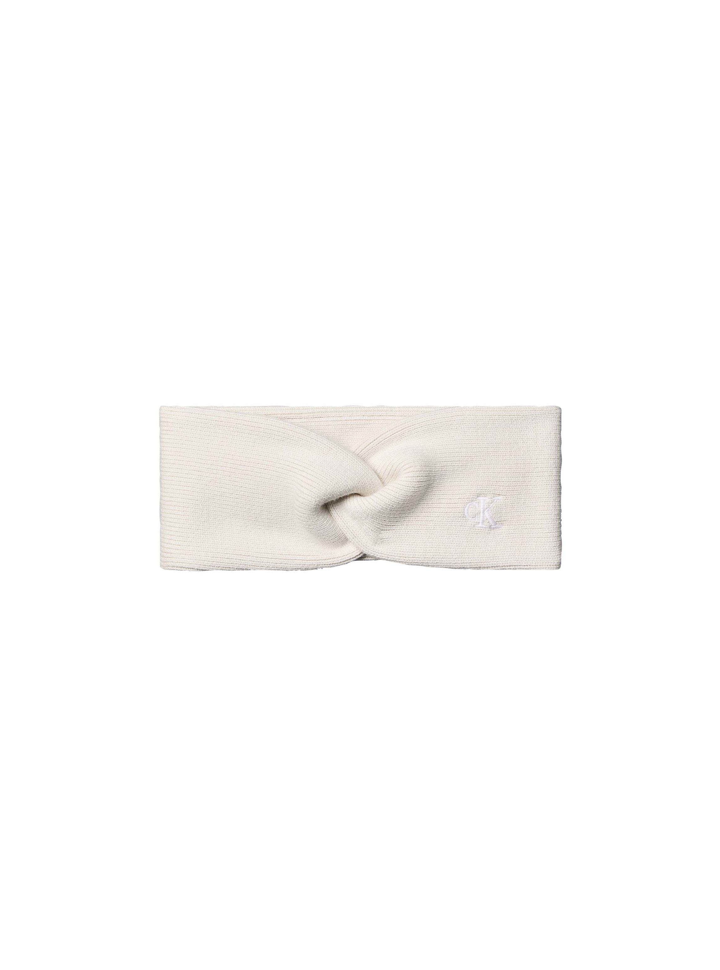 Calvin Klein Stirnband CK FINE RIB TWIST HEADBAND aus weichem Strick