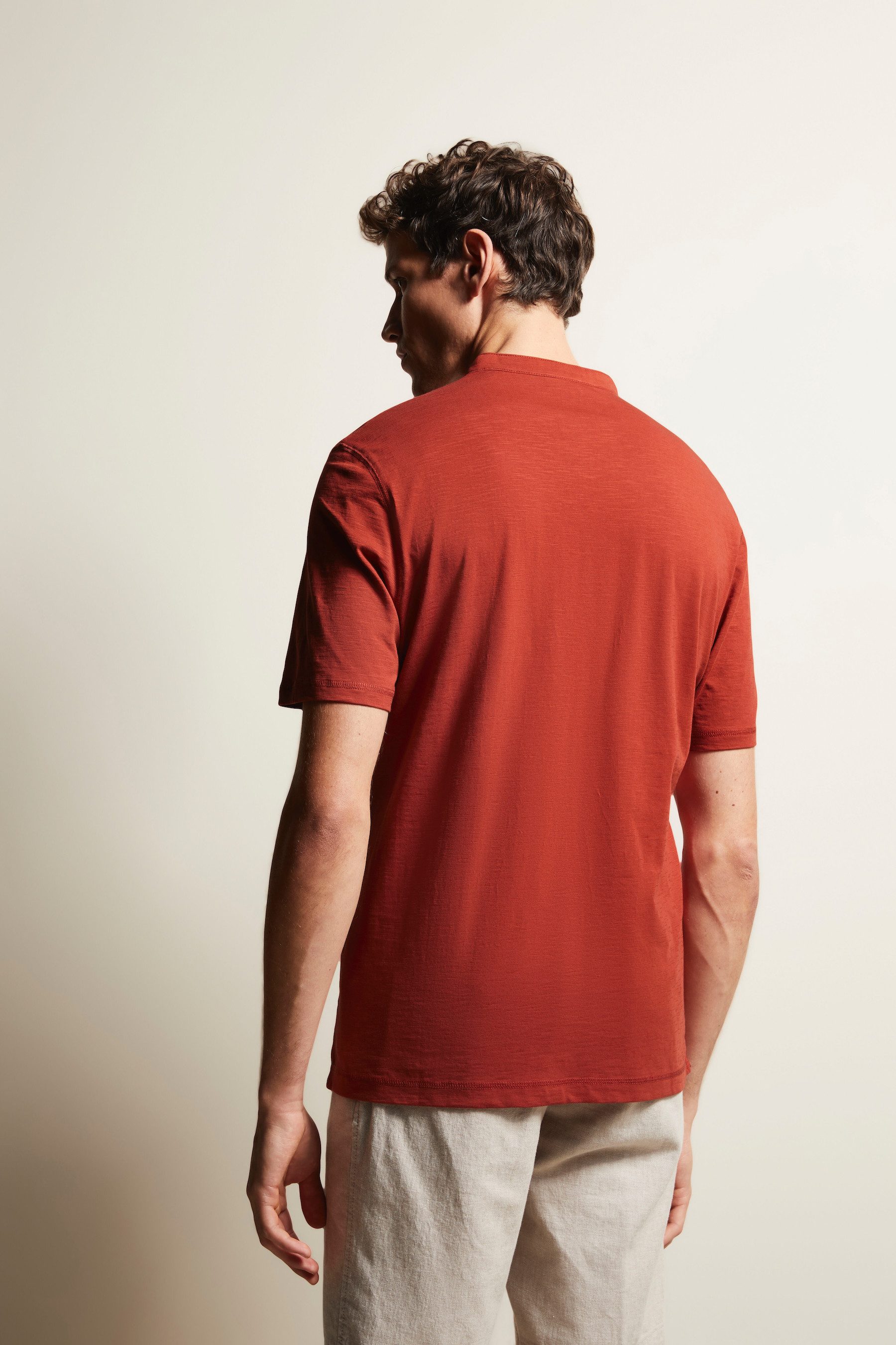 bugatti Poloshirt mit Stehkragen