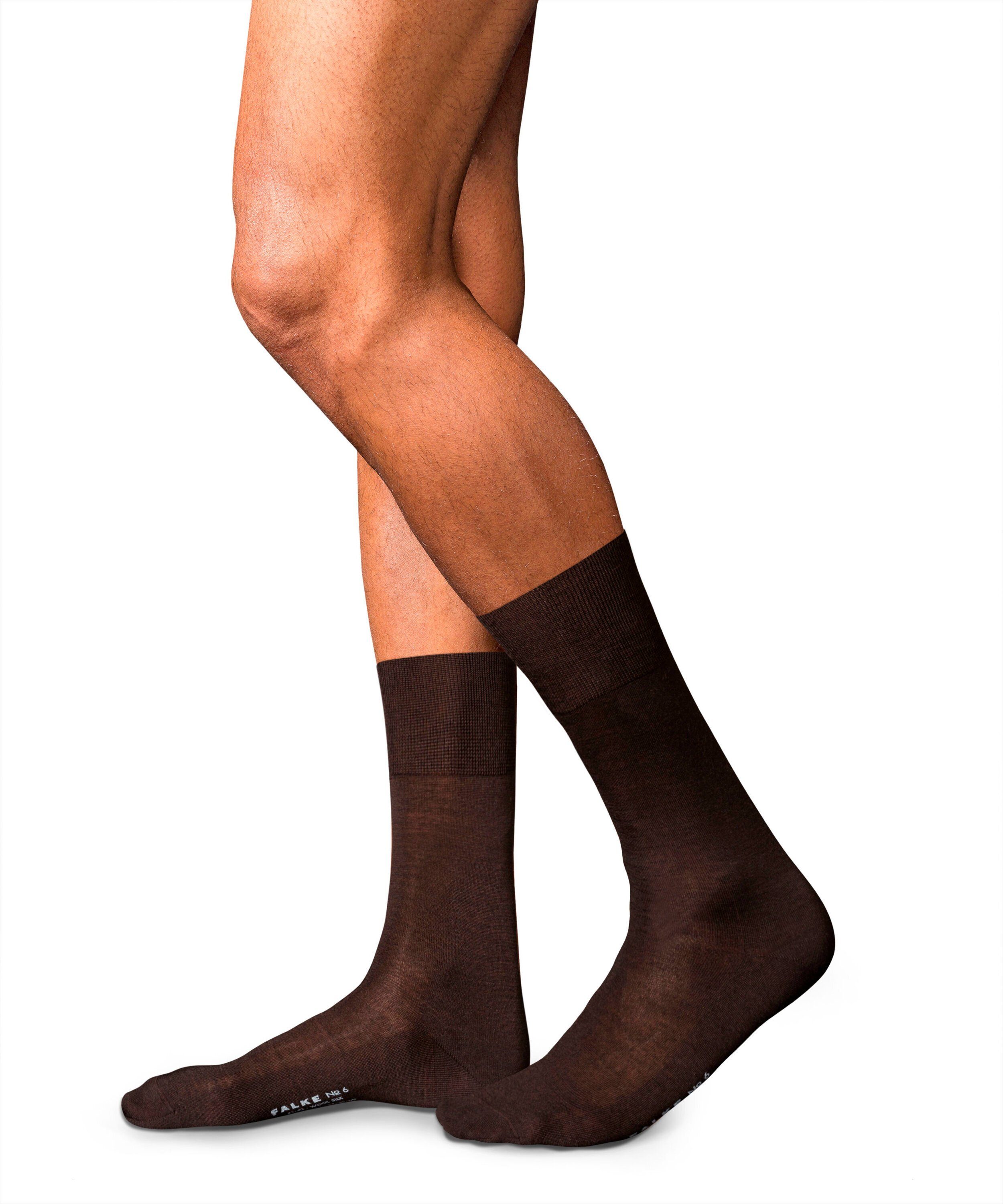 FALKE Socken No. Merino (1-Paar) 6 & Finest (5930) Silk brown
