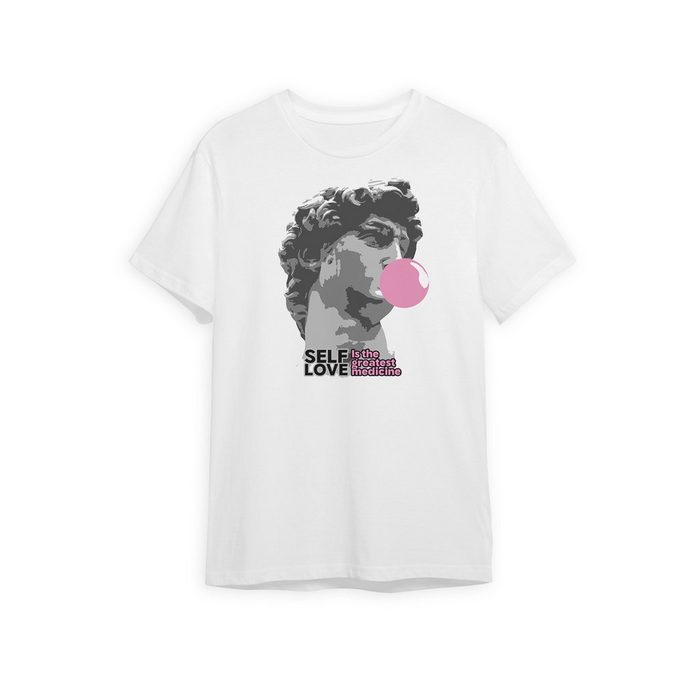 Bellmino T-Shirt Damen T Shirt -Self love
