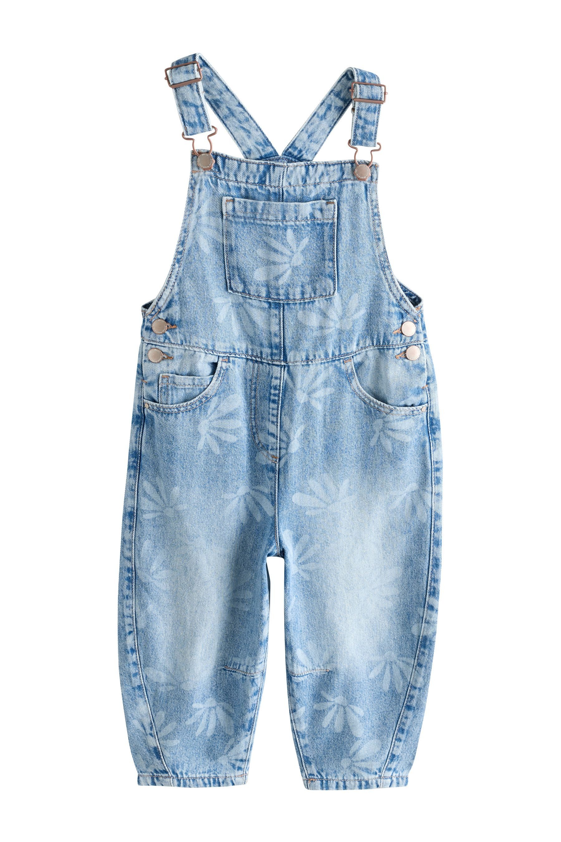 Next Latzhose Latzhose mit Gänseblümchen-Print (1-tlg)