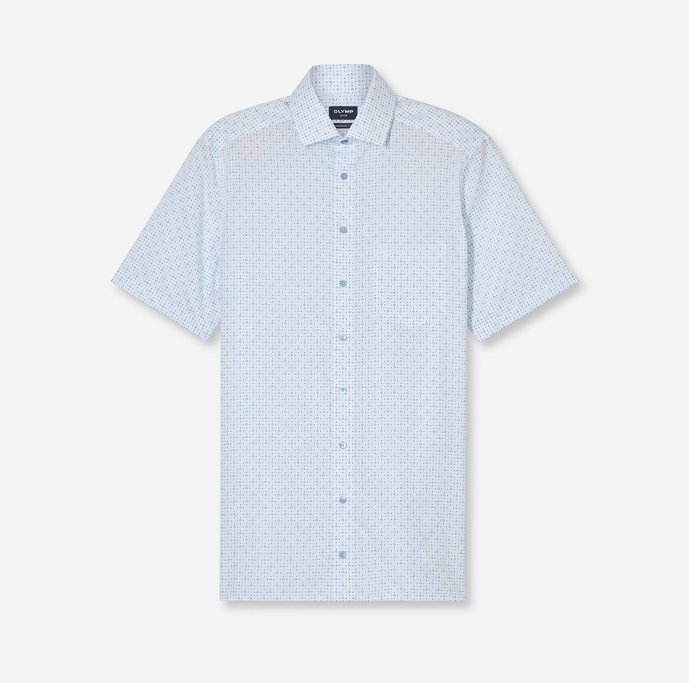 OLYMP Kurzarmhemd Luxor modern fit mit mehrfarbigen Druck günstig online kaufen