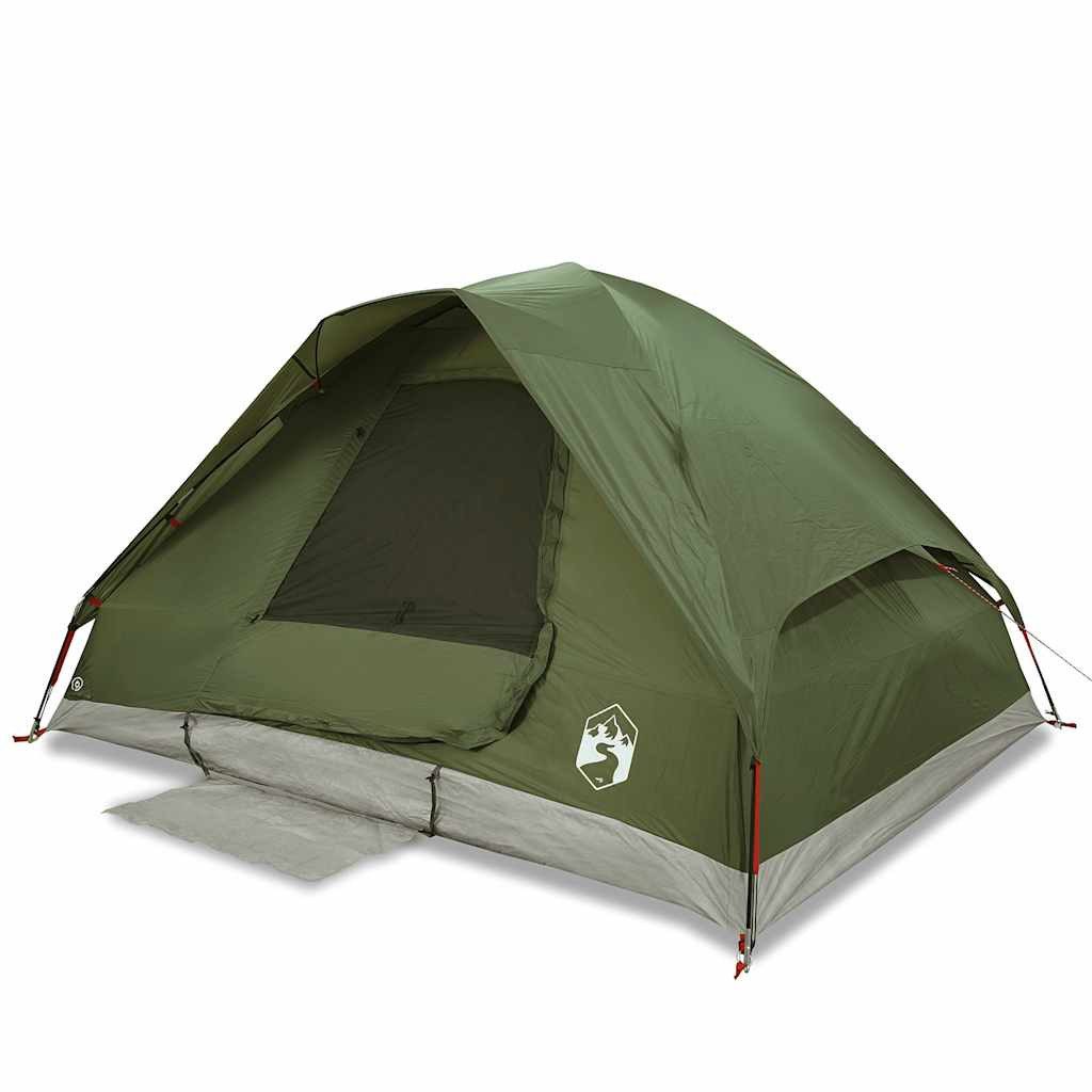 vidaXL Kuppelzelt Kuppel-Familienzelt 6 Personen Olivgrün Wasserdicht, (1 tlg)