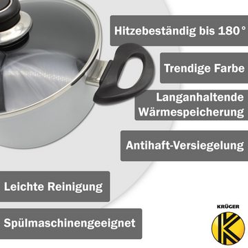 Krüger Topf-Set, Aluminiumguss, (Set, 17-tlg)