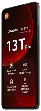 Xiaomi 13T Pro mit 12GB RAM + 512GB internem Speicher Smartphone (16,94 cm/6,67 Zoll, 512 GB Speicherplatz, 50 MP Kamera, 16,94 cm (6,67 Zoll) 144 Hz CrystalRes AMOLED Display)